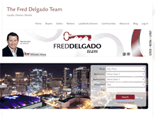 Tablet Screenshot of freddelgado.com
